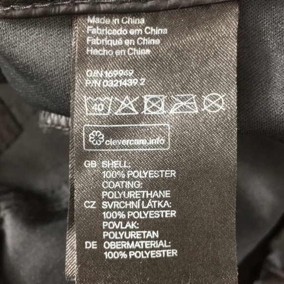 H&M Divided Ankle Moto Faux Leather Skinny Pants - Picture 12 of 12